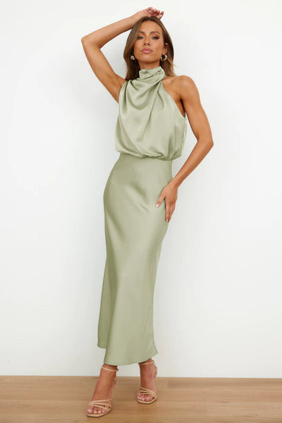 Mariana™ Long Satin Dress