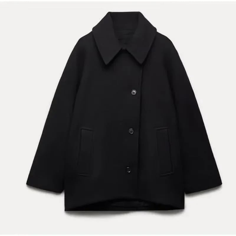 Nicky™ Oversized Wool Coat - Navenport