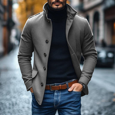 Rowan™ Tailored Wool-Blend Coat