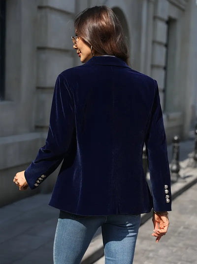 Elegant Velvet Blazer