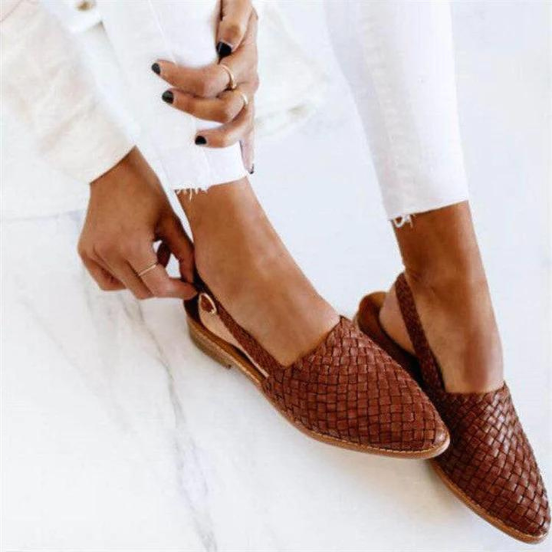 Selora™ Chic Woven Slingbacks