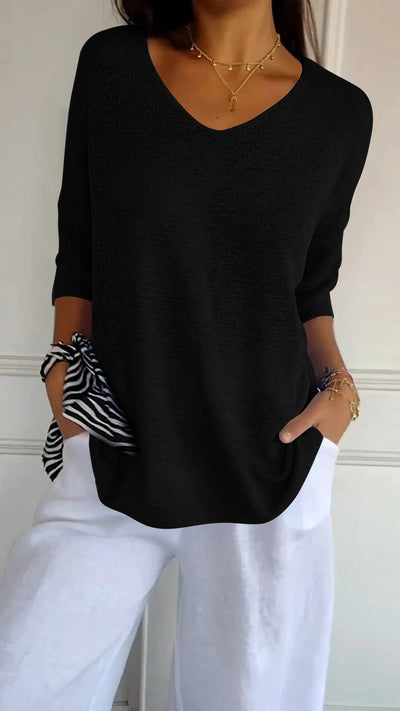 Becca™ V-Neck Knit Top