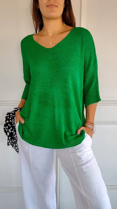 Becca™ V-Neck Knit Top