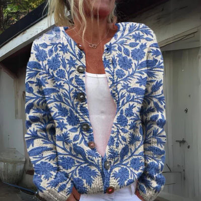 Kenza™ Stylish Floral Print Cardigan