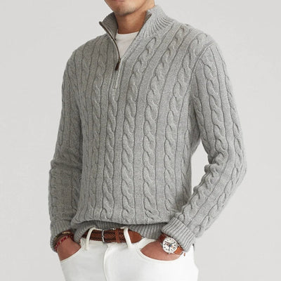 Enrique™ Essential Premium Zip Sweater - Navenport