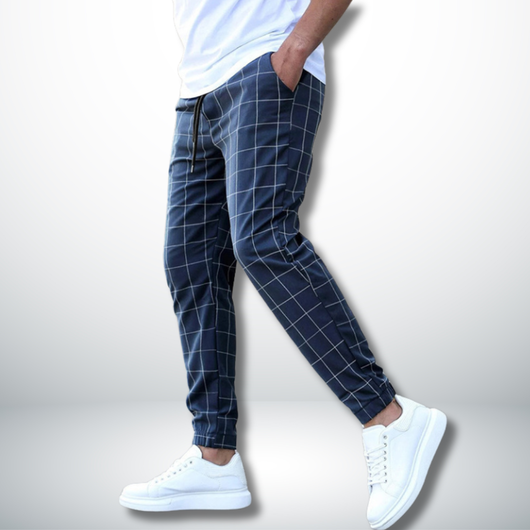 Costa™ Comfortable Checked Trousers