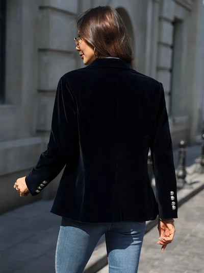 Elegant Velvet Blazer