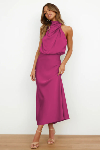 Mariana™ Long Satin Dress