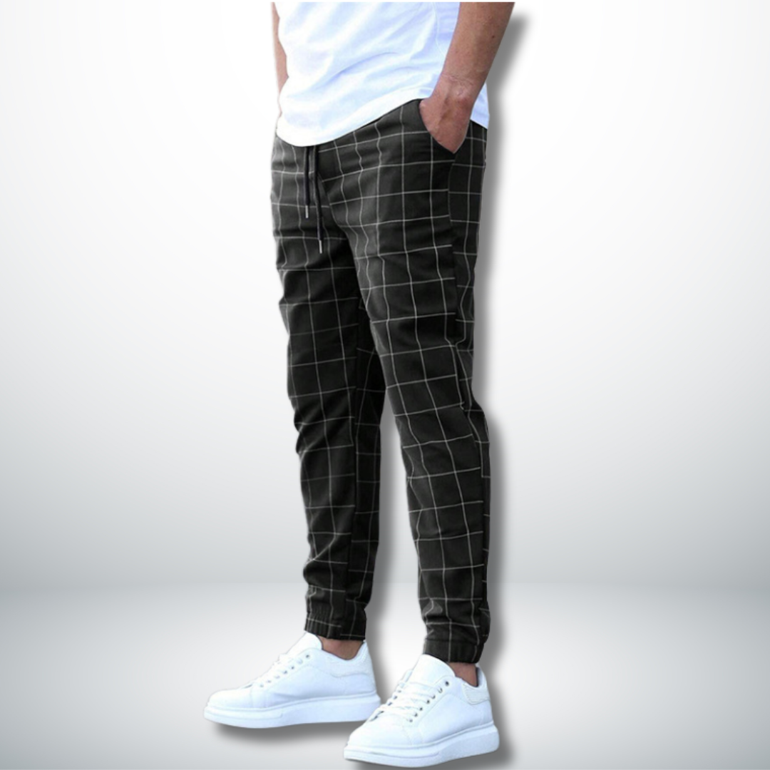 Costa™ Comfortable Checked Trousers