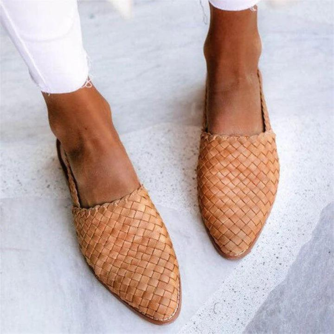 Selora™ Chic Woven Slingbacks