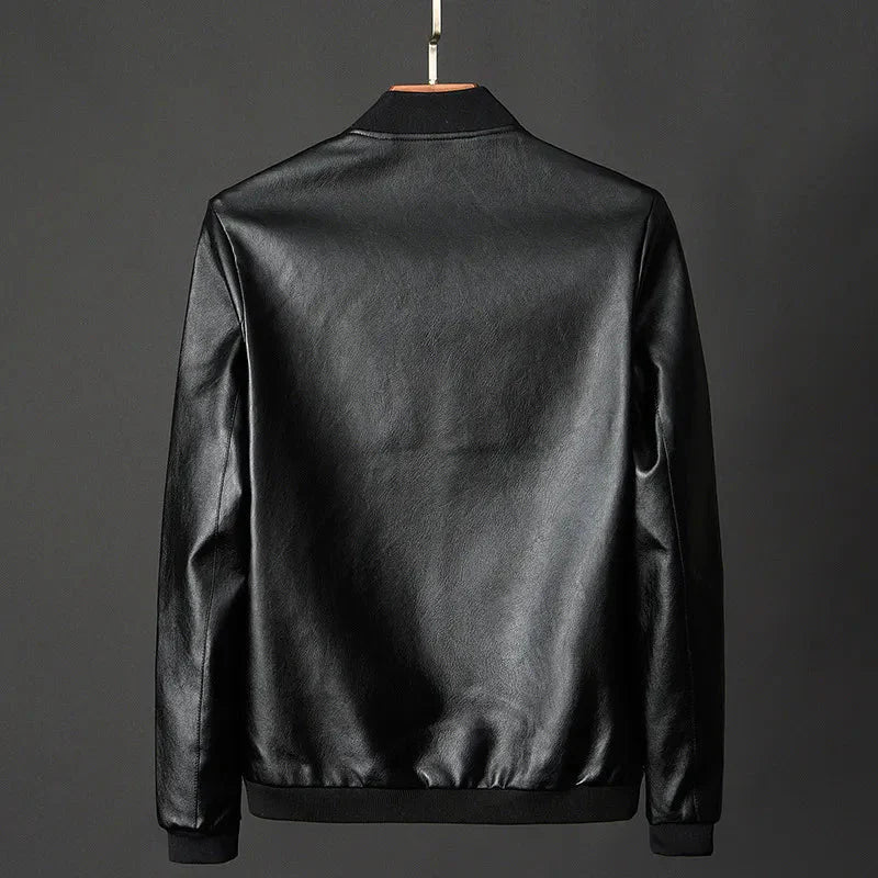 Giulio™ Casual Leather Jacket - Navenport