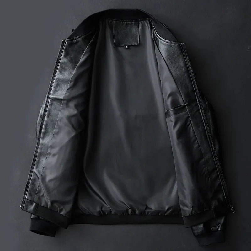 Giulio™ Casual Leather Jacket - Navenport