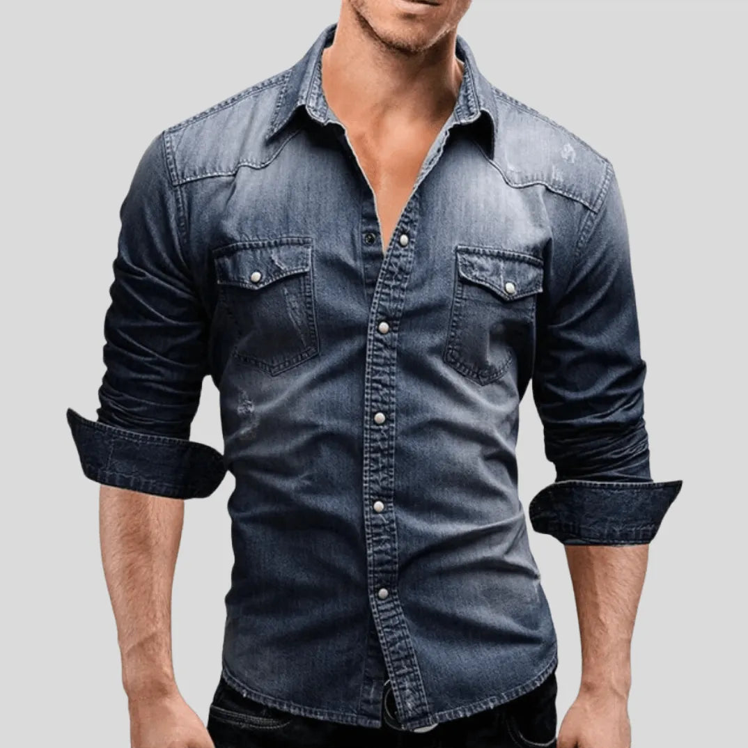 Leoni™ Long-Sleeved Denim Shirt