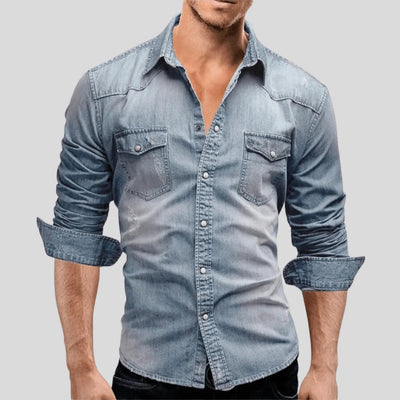 Leoni™ Long-Sleeved Denim Shirt