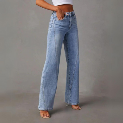 Quintina™ Wide Jeans with High Waist