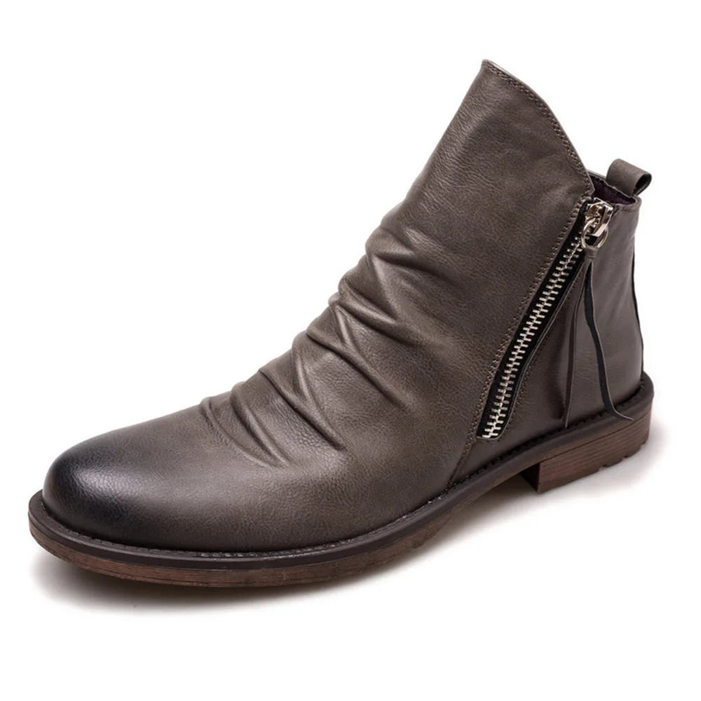 Balladoni™ Leather Chelsea Boots - Navenport