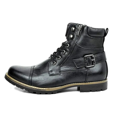 Houston™ Lace-Up Leather Boots - Navenport