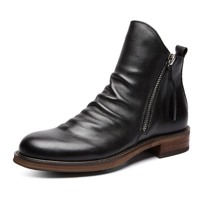 Balladoni™ Leather Chelsea Boots - Navenport