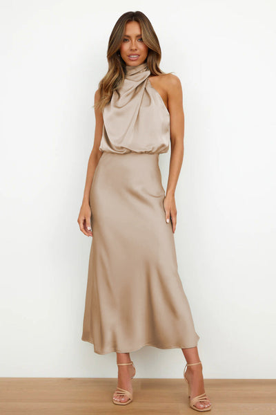 Mariana™ Long Satin Dress