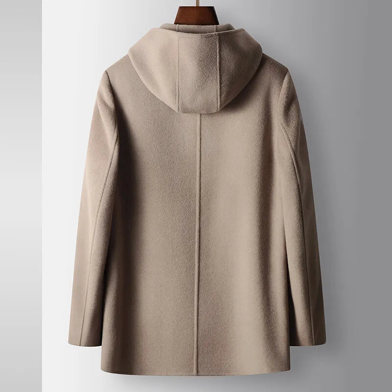 Salvatore™ 100% Woolen Hooded Coat