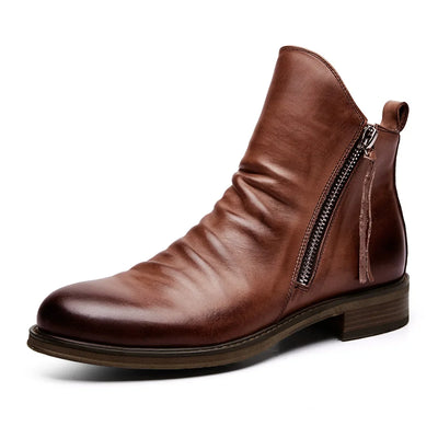 Balladoni™ Leather Chelsea Boots - Navenport