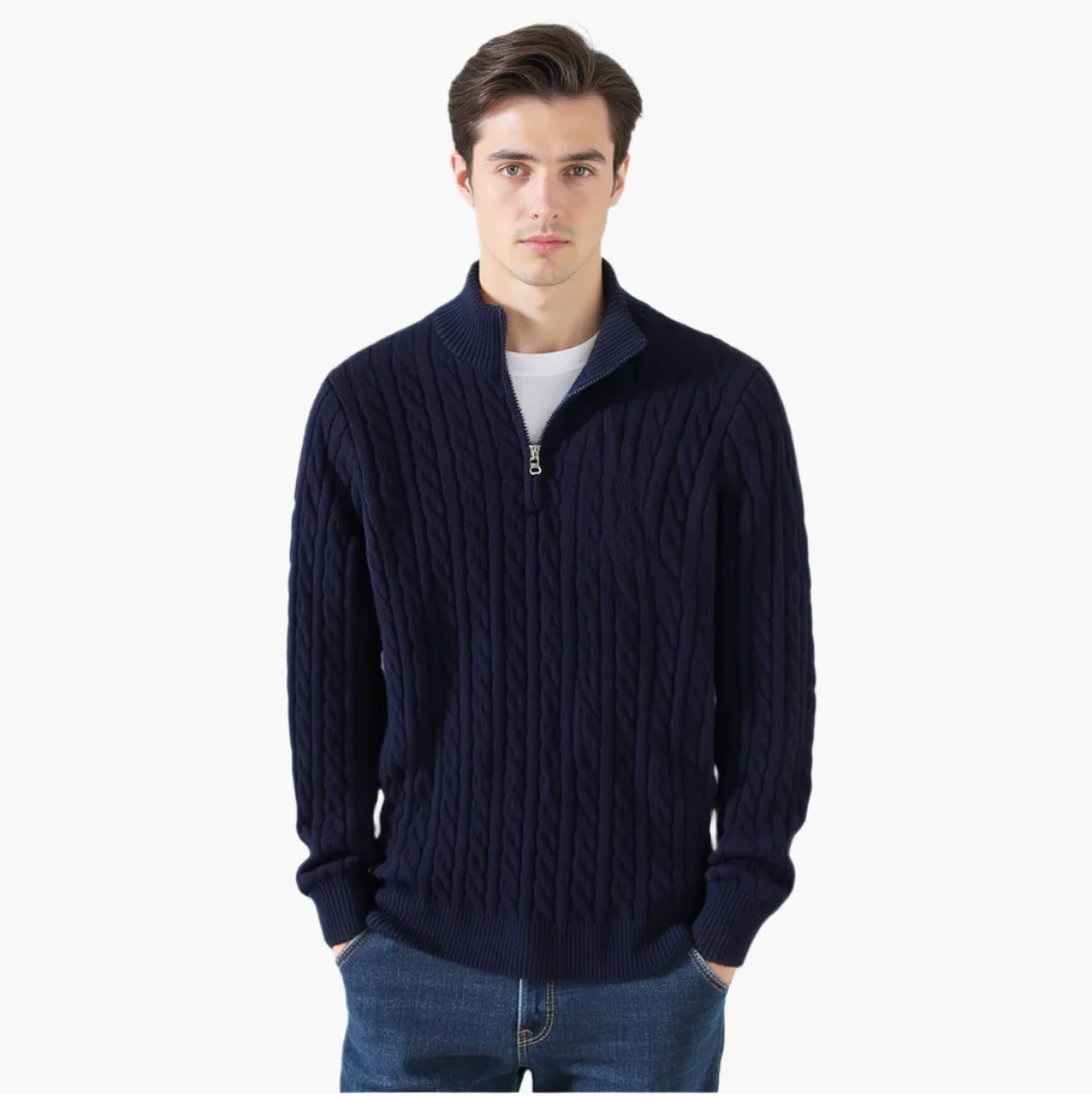 Enrique™ Essential Premium Zip Sweater