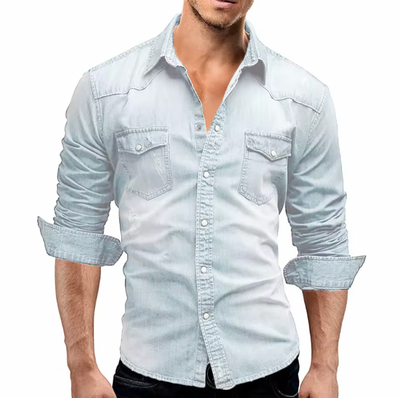 Leoni™ Long-Sleeved Denim Shirt