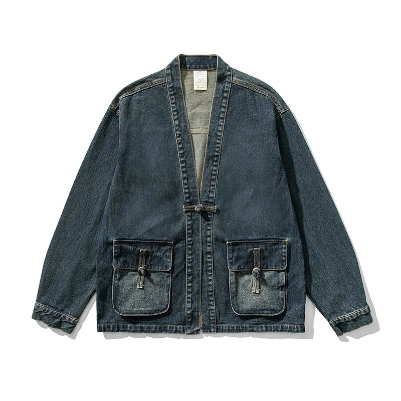 Kiyotake™ Vintage Wash Denim Kimono