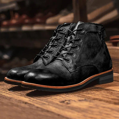 Patrick™ Lace-up Leather Boots - Navenport