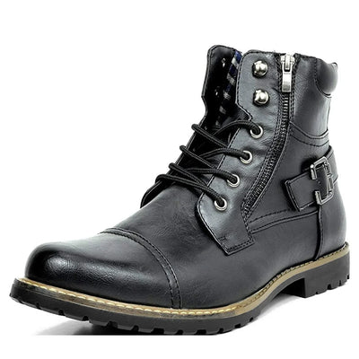 Houston™ Lace-Up Leather Boots - Navenport