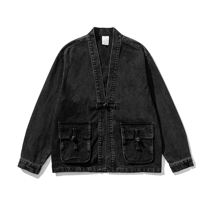 Kiyotake™ Vintage Wash Denim Kimono