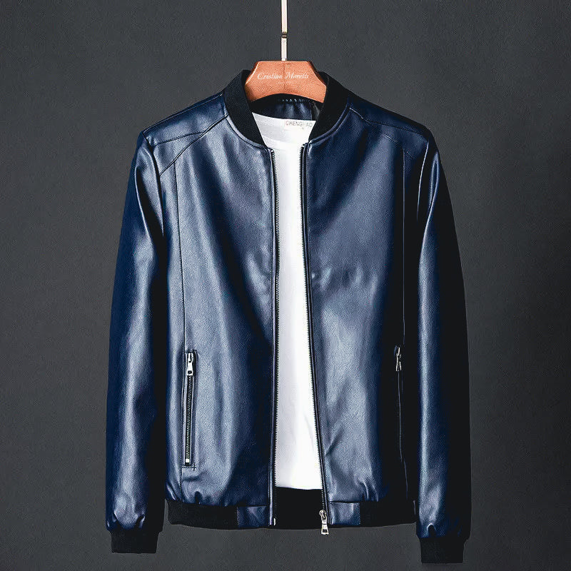 Giulio™ Casual Leather Jacket - Navenport