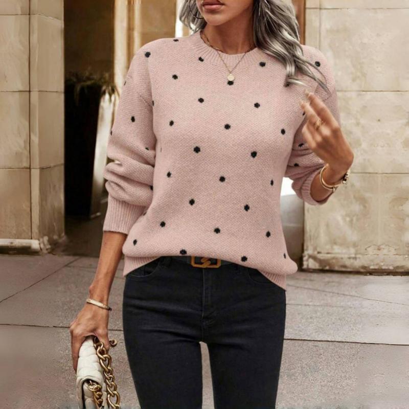 Esmée™ Elegant Polkadot Sweater