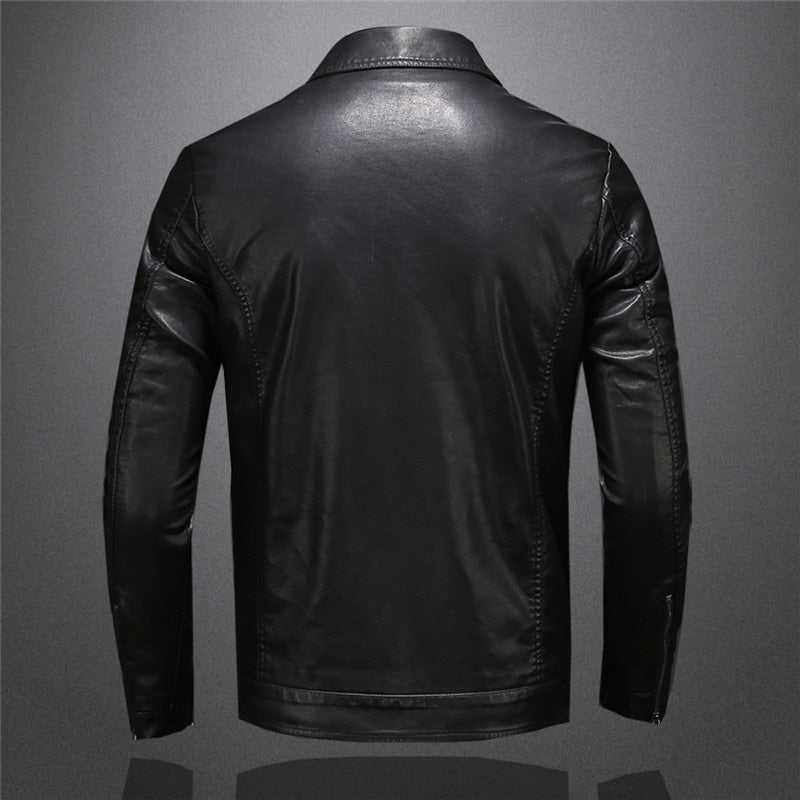 Oliver™ Leather Jacket - Navenport