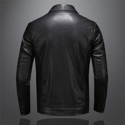 Oliver™ Leather Jacket - Navenport