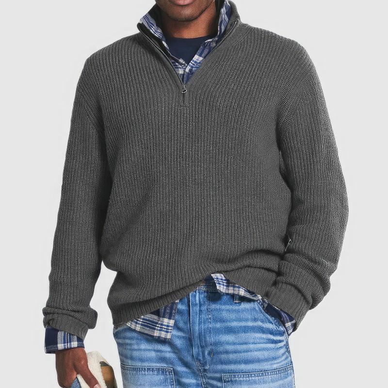 Jerome™ Essential Zip Neck Sweater