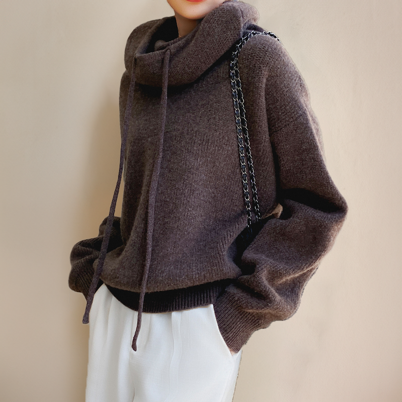 Cloé™ Merino Wool Roll Neck Jumper