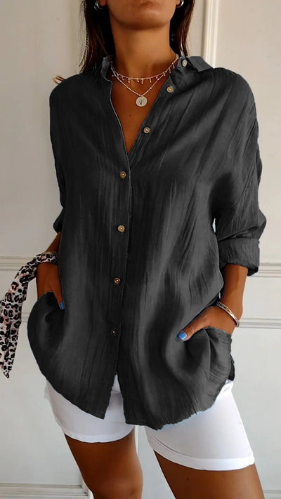 Sasha™ Stylish Pleated Blouse