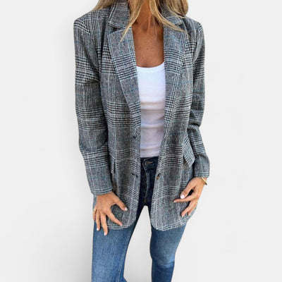 Abigail™ Classic Checkered Blazer