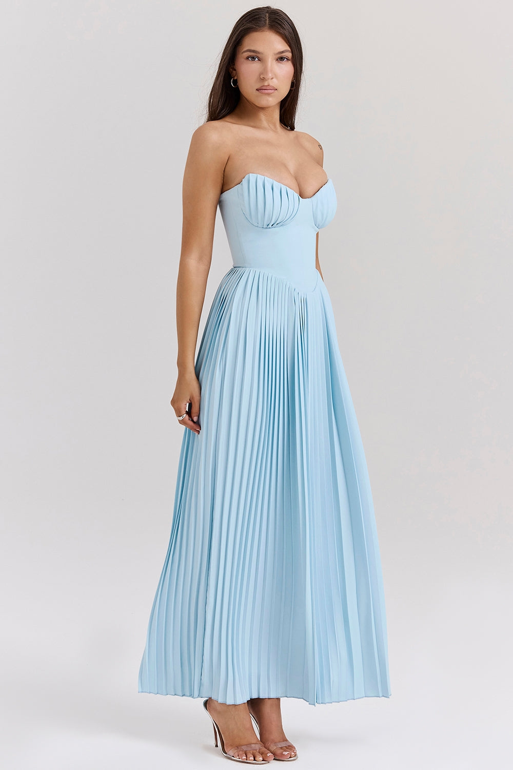 Michaela™ Long Dress With Corset