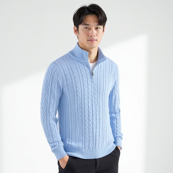 Enrique™ Essential Premium Zip Sweater