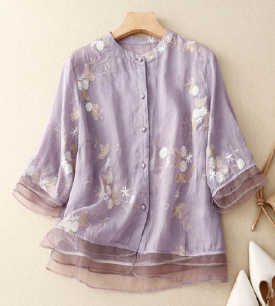 Emmeline™ Stylish Embroidered Blouse