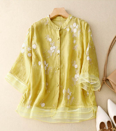 Emmeline™ Stylish Embroidered Blouse