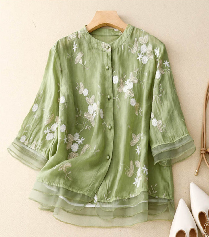 Emmeline™ Stylish Embroidered Blouse